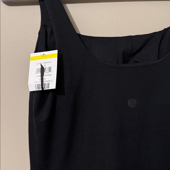 NWT- Zella Effortless Square Neck Midi Dress, Black, Small - Picture 12 of 12